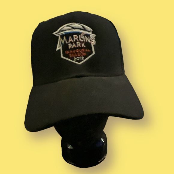 New Era Miami Marlins Park Inaugural Season 2012 Patch 59FIFTY OSFM Hat Cap - Picture 1 of 9